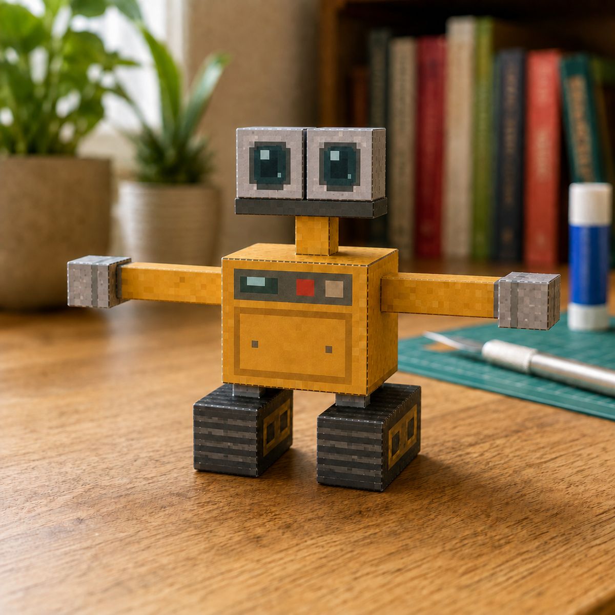 WALL·E papercraft model, assembled